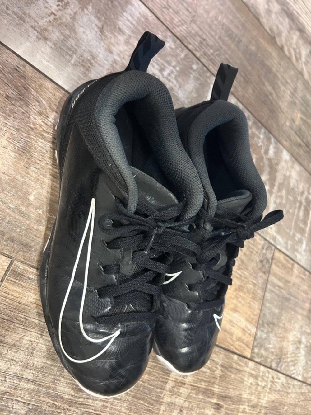 Nike Vapor Fastflex Black Boys Cleats